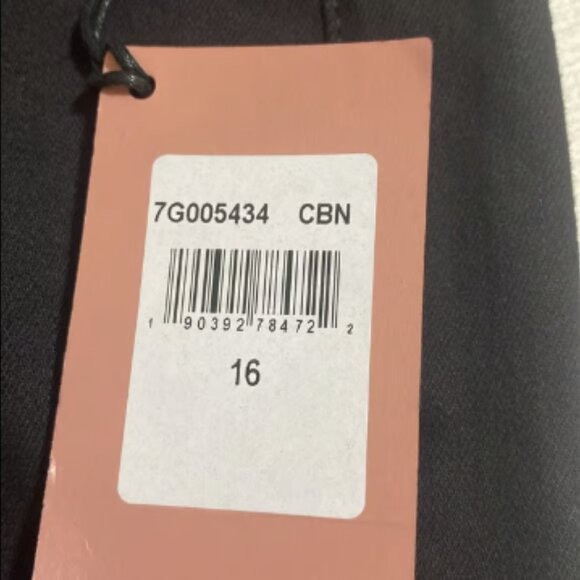 JEN7 by 7 for All Mankind Women’s Slim Straight Black Jean Pants Size 16 - Picture 10 of 10